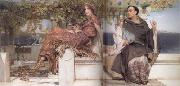 Alma-Tadema, Sir Lawrence The Conversion of Paula by Saint Jerome (mk23) china oil painting artist